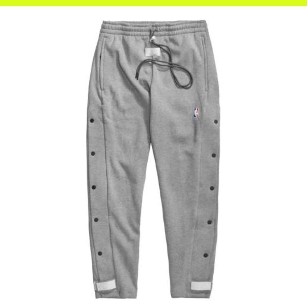 Nike x Fear of God Tearaway Sweatpants heather grey l large